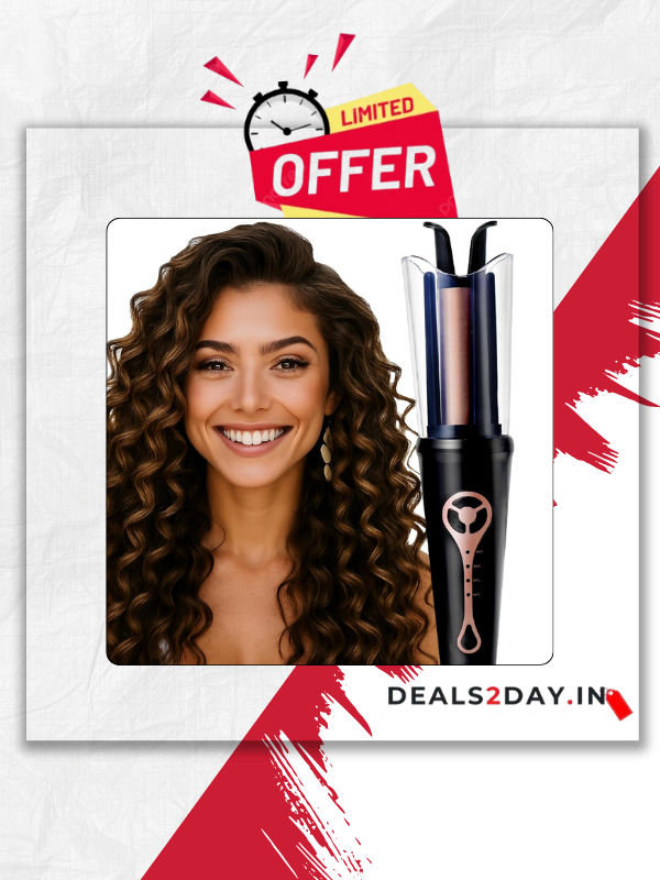 Automatic Hair Curler | Anti-Scald Design, Quick Curls
